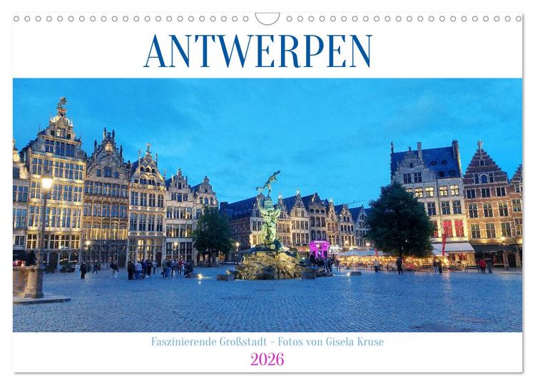 Produktbild: Antwerpen - Faszinierende Gro&szlig;stadt (Wandkalender 2026 DIN A3 quer), CALVENDO Monatskalender