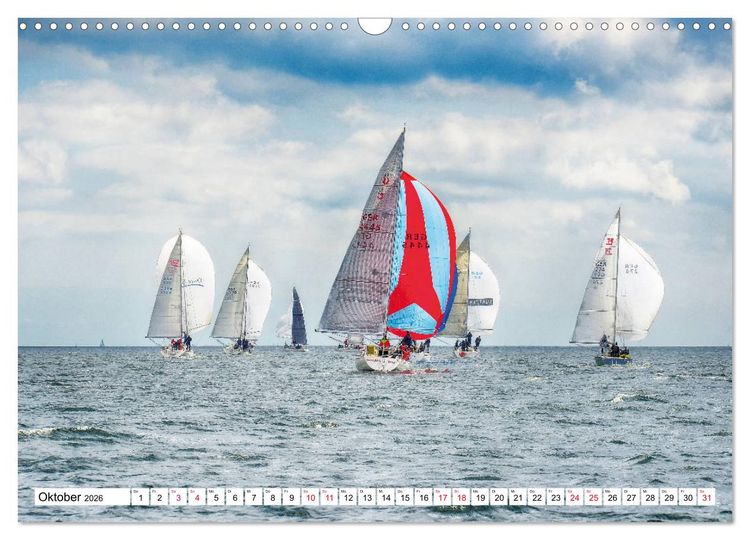 Produktbild: Leidenschaft Segeln (Wandkalender 2026 DIN A3 quer), CALVENDO Monatskalender