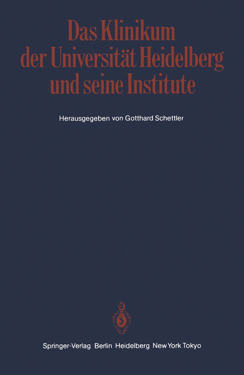 Produktbild: Das Klinikum der Universit&auml;t Heidelberg und seine Institute