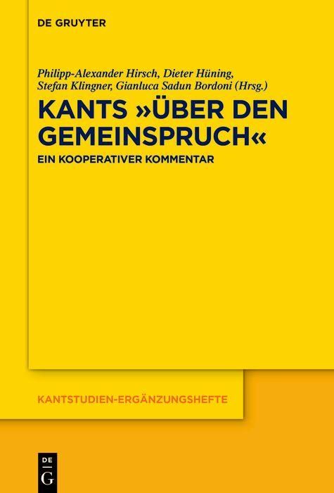 Produktbild: Kants '&Uuml;ber den Gemeinspruch'