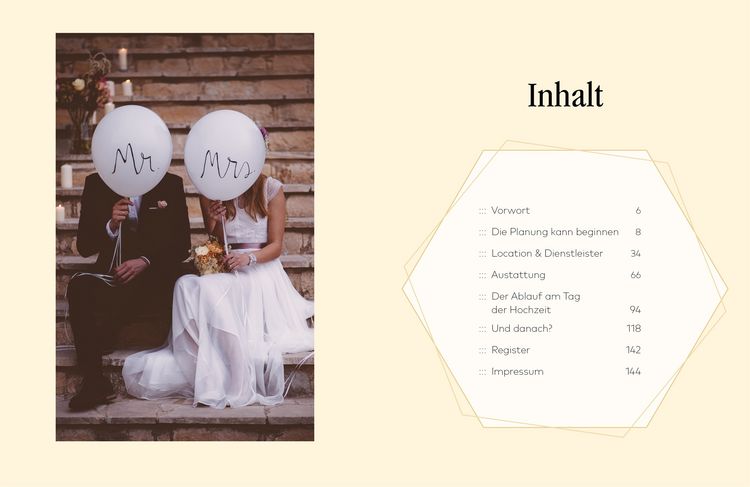 Produktbild: Unser Hochzeitsplaner mit Checklisten