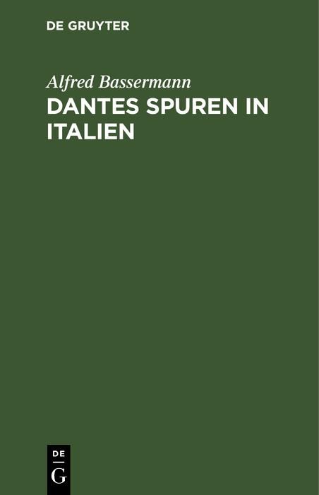 Produktbild: Dantes Spuren in Italien