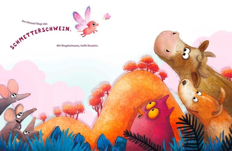 Produktbild: Rosalein Schmetterschwein will fliegen