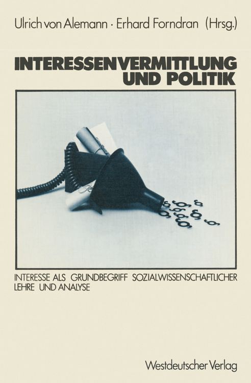 Produktbild: Interessenvermittlung und Politik