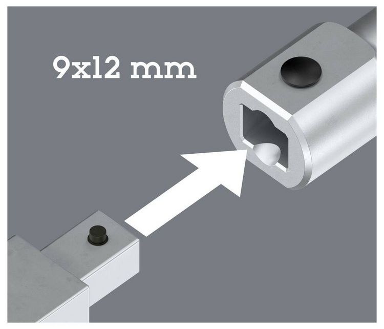 Produktbild: Wera 05003200001 Bet&auml;tigungswerkzeug Passend f&uuml;r (Details): Einsteckwerkzeuge 9x12mm Wera Drehmomentschl&uuml;ssel der Serien