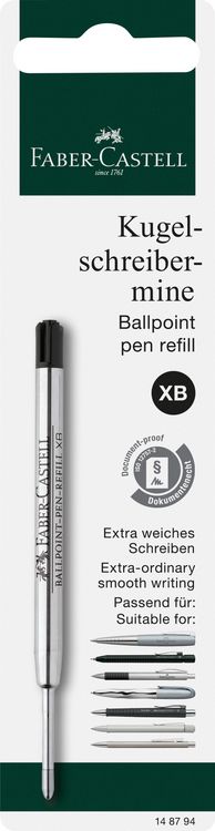 Produktbild: Faber-Castell Kugelschreibermine XB schwarz