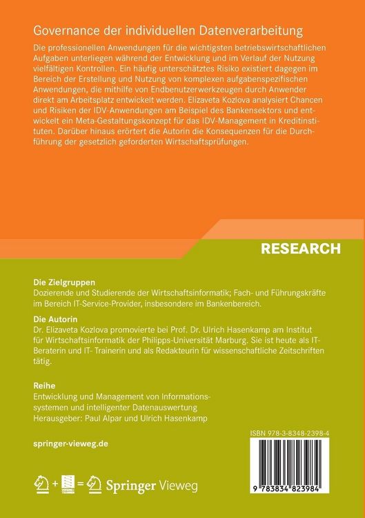 Produktbild: Governance der individuellen Datenverarbeitung