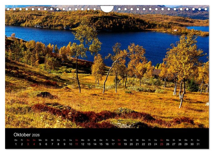 Produktbild: Norwegen (Wandkalender 2026 DIN A4 quer), CALVENDO Monatskalender
