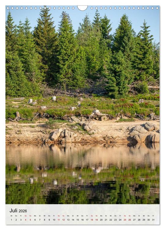 Produktbild: Harzer Landschaften - 12 Monate im Naturparadies Harz (Wandkalender 2026 DIN A3 hoch), CALVENDO Monatskalender