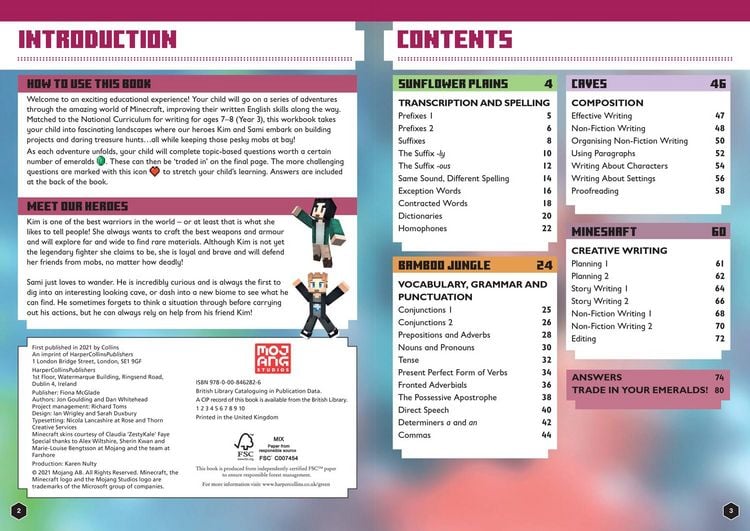 Produktbild: Minecraft English Ages 7-8