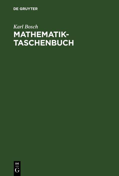 Produktbild: Mathematik-Taschenbuch