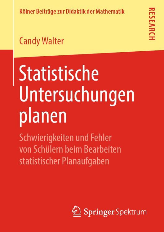 Produktbild: Statistische Untersuchungen planen