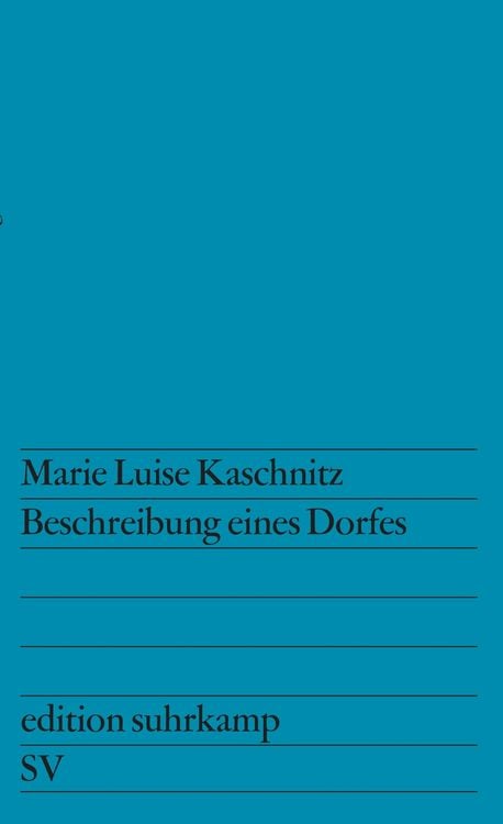 Produktbild: Beschreibung eines Dorfes
