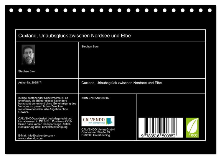 Produktbild: Cuxland, Urlaubsgl&uuml;ck zwischen Nordsee und Elbe (Tischkalender 2026 DIN A5 quer), CALVENDO Monatskalender