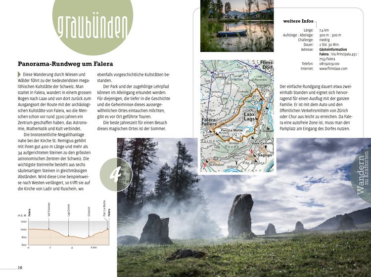 Produktbild: K&uuml;mmerly+Frey Erlebnis Schweiz Wandern zu Kraftorten - Wanderf&uuml;hrer