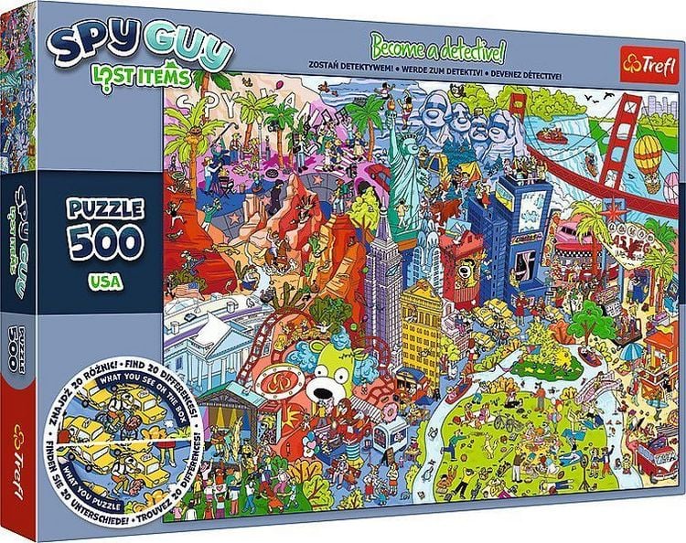 Produktbild: Puzzle 500 Spy Guy USA