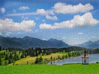 Produktbild: CALVENDO Puzzle Im Allg&auml;u | 1000 Teile Lege-Gr&ouml;&szlig;e 64x48cm Foto-Puzzle f&uuml;r gl&uuml;ckliche Stunden