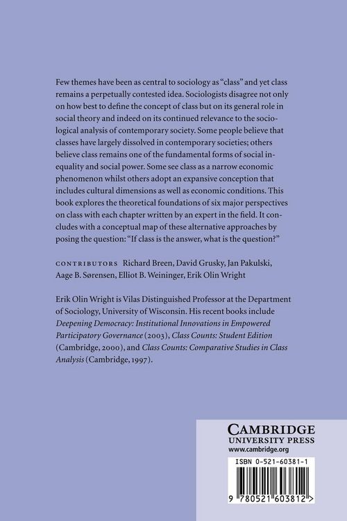 Produktbild: Approaches to Class Analysis