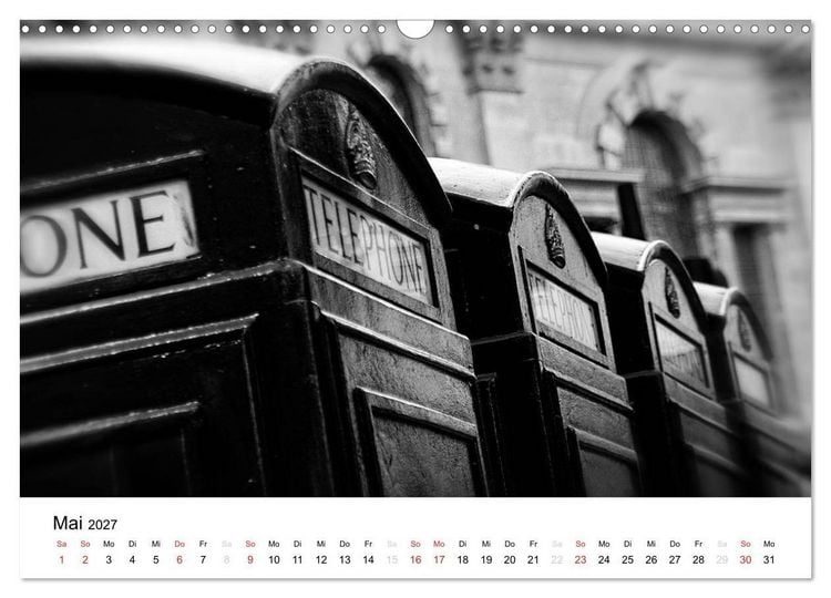 Produktbild: London (Wandkalender 2027 DIN A3 quer), CALVENDO Monatskalender