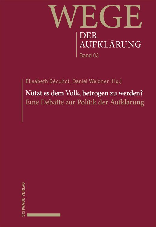 Produktbild: N&uuml;tzt es dem Volk, betrogen zu werden?