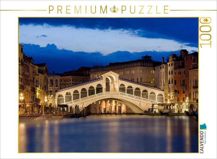 Produktbild: CALVENDO Puzzle Rialtobr&uuml;cke | 1000 Teile Lege-Gr&ouml;&szlig;e 64x48cm Foto-Puzzle f&uuml;r gl&uuml;ckliche Stunden
