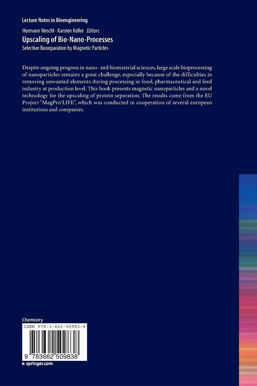 Produktbild: Upscaling of Bio-Nano-Processes