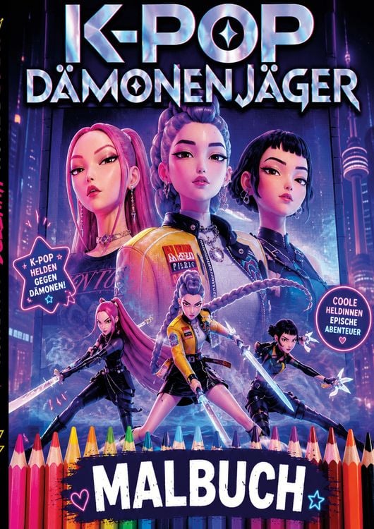 Produktbild: K Pop Demon Hunters Malbuch