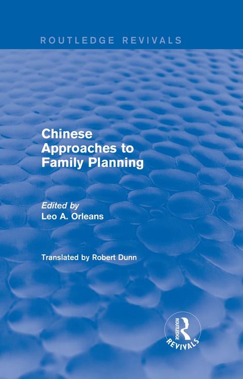 Produktbild: Revival: Chinese Approaches to Family Planning (1980)