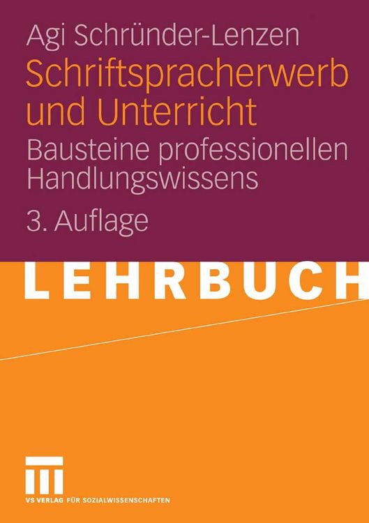 Produktbild: Schriftspracherwerb und Unterricht