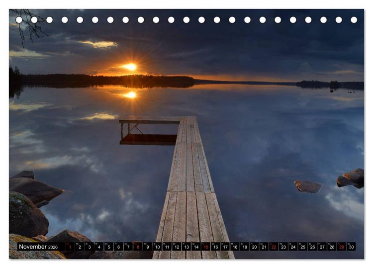 Produktbild: Reiseland Schweden (Tischkalender 2026 DIN A5 quer), CALVENDO Monatskalender