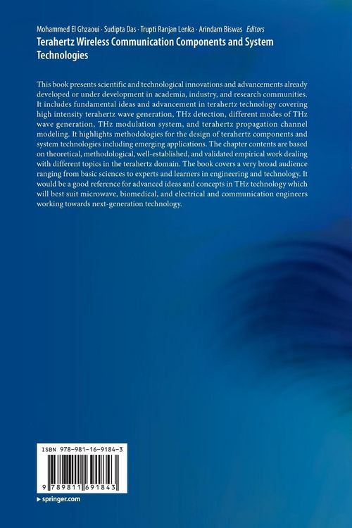 Produktbild: Terahertz Wireless Communication Components and System Technologies