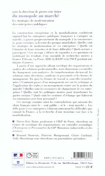 Produktbild: Du monopole au march&eacute;