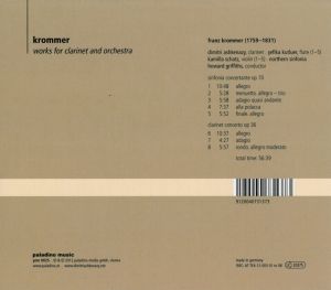 Produktbild: Ashkenazy/Griffiths, H: Werke f&uuml;r Klarinette und Orchester
