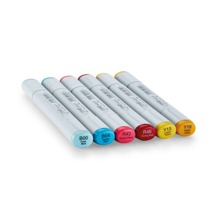Produktbild: Copic Pinselmarker Set Sketch Perfect Primaries perfect primaries 6 St&uuml;ck