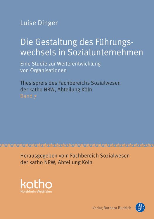 Produktbild: Die Gestaltung des Führungswechsels in Sozialunternehmen