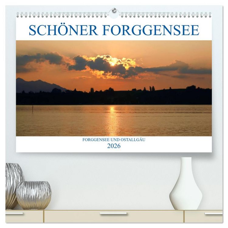 Produktbild: Sch&ouml;ner Forggensee (hochwertiger Premium Wandkalender 2026 DIN A2 quer), Kunstdruck in Hochglanz