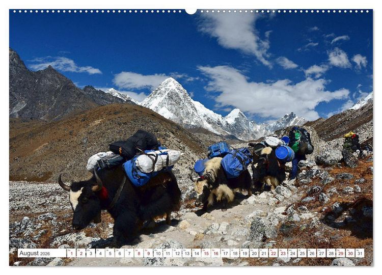 Produktbild: Im Reich des Sagarmatha (Wandkalender 2026 DIN A2 quer), CALVENDO Monatskalender