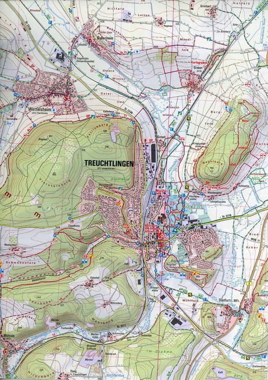 Produktbild: Kitzingen 1:25 000