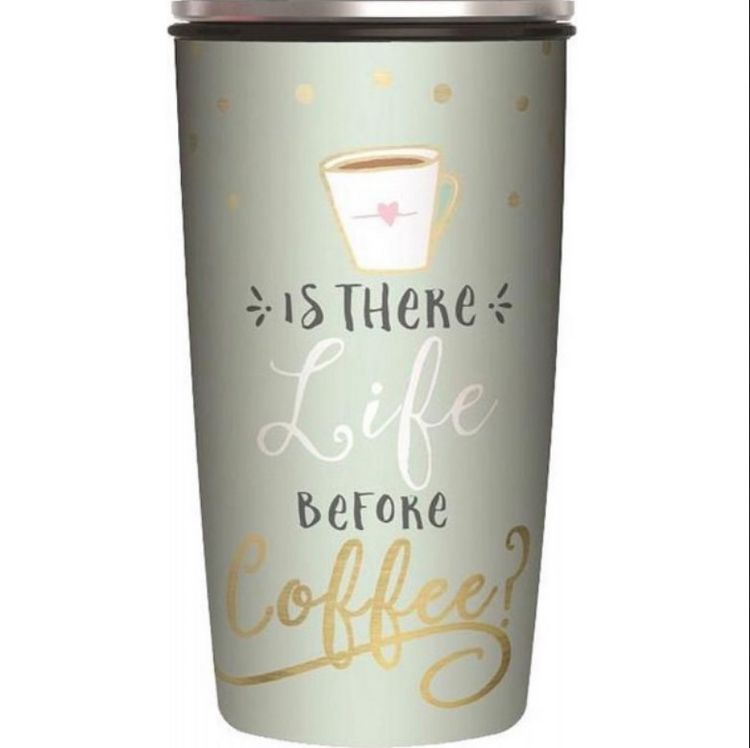 Produktbild: SlideCUP Life before Coffee - Gold