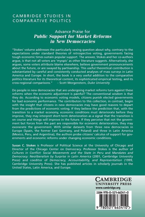 Produktbild: Public Support for Market Reforms in New Democracies