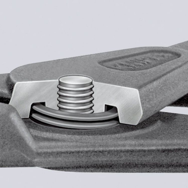 Produktbild: Knipex 49 31 A0 Seegeringzange Passend f&uuml;r (Seegeringzangen) Au&szlig;enringe 3-10 mm Spitzenform (Details) gerade