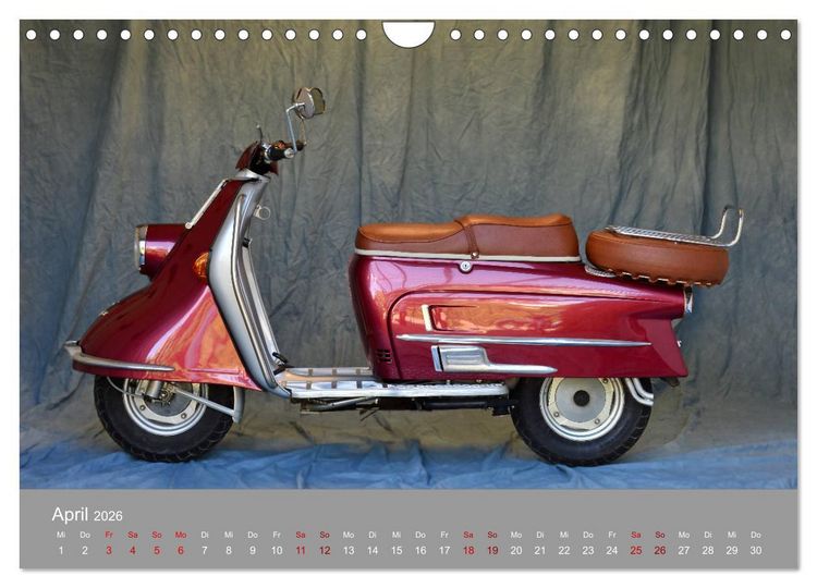 Produktbild: Heinkel Tourist 103-A2 Ein Freund f&uuml;rs Leben (Wandkalender 2026 DIN A4 quer), CALVENDO Monatskalender