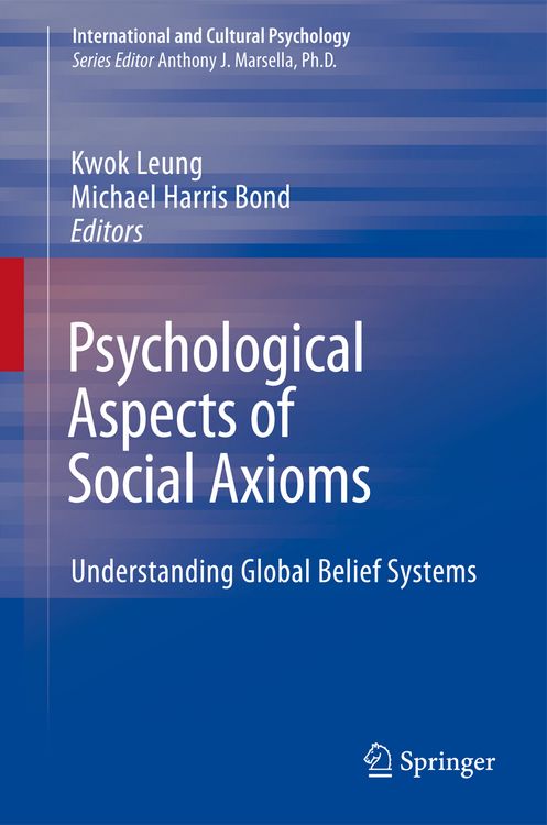 Produktbild: Psychological Aspects of Social Axioms
