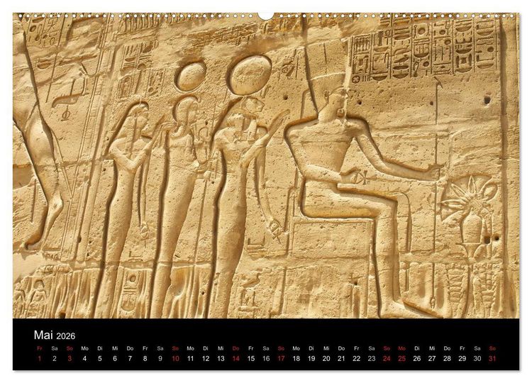 Produktbild: Luxor in Bildern - Auf den Spuren des antiken &Auml;gypten in Theben Ost und Theben West (Wandkalender 2026 DIN A2 quer), CALVENDO Monatskalender