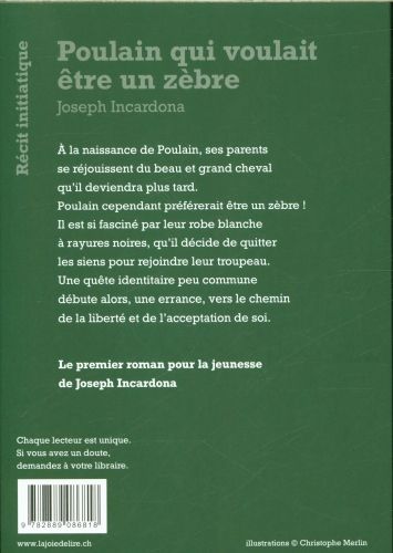 Produktbild: Poulain qui voulait &ecirc;tre un z&egrave;bre