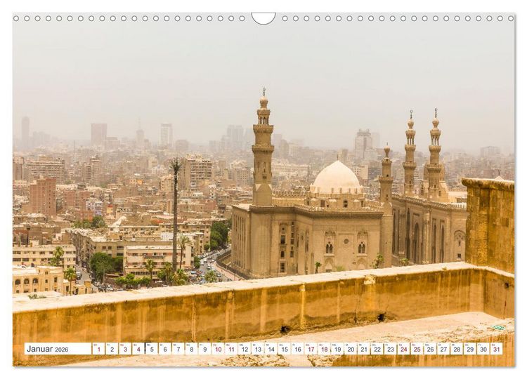 Produktbild: KAIRO Die &auml;gyptische Metropole am Nil (Wandkalender 2026 DIN A3 quer), CALVENDO Monatskalender
