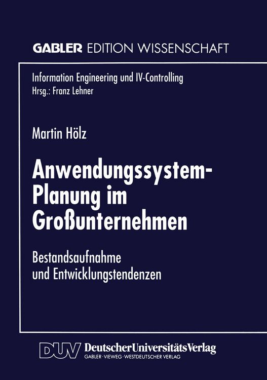 Produktbild: Anwendungssystem-Planung im Gro&szlig;unternehmen