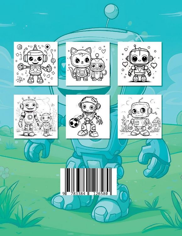 Produktbild: Malbuch Roboter