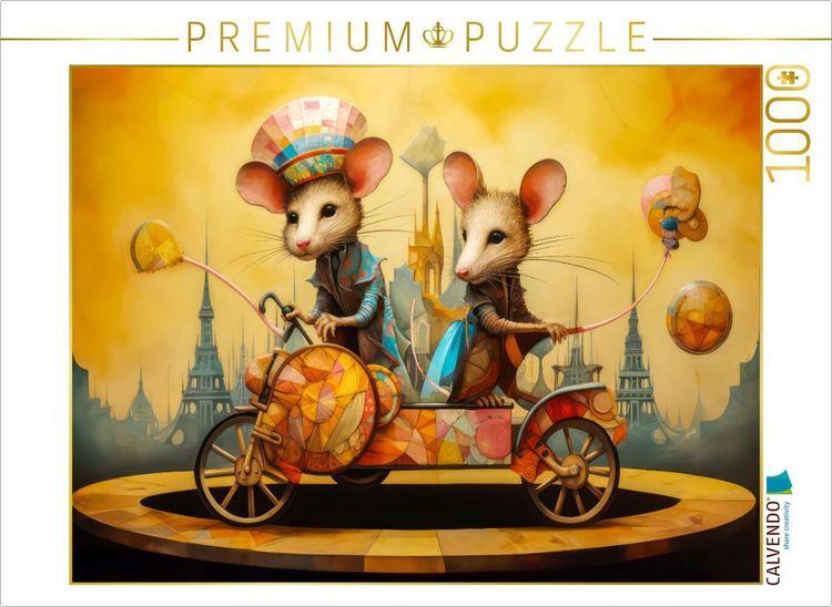 Produktbild: CALVENDO Puzzle Zirkus-Phantasien | 1000 Teile Lege-Gr&ouml;&szlig;e 64x48cm Foto-Puzzle f&uuml;r gl&uuml;ckliche Stunden