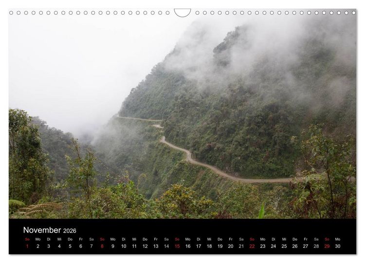 Produktbild: Bolivien (Wandkalender 2026 DIN A3 quer), CALVENDO Monatskalender